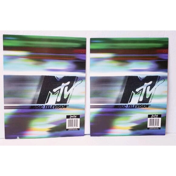 RARE Lot of 6 Vintage MTV Music Television 1998 Folders TV Retro Stuart Hall - Picture 7 of 10